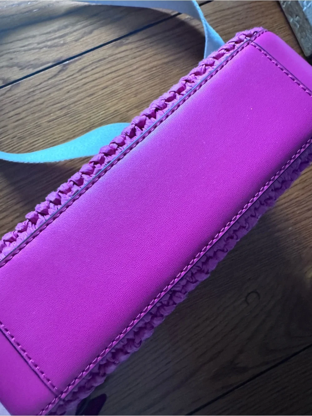 Michael Kors Like New Woven Ombre Pink Crossbody Bag - Picture 4 of 6